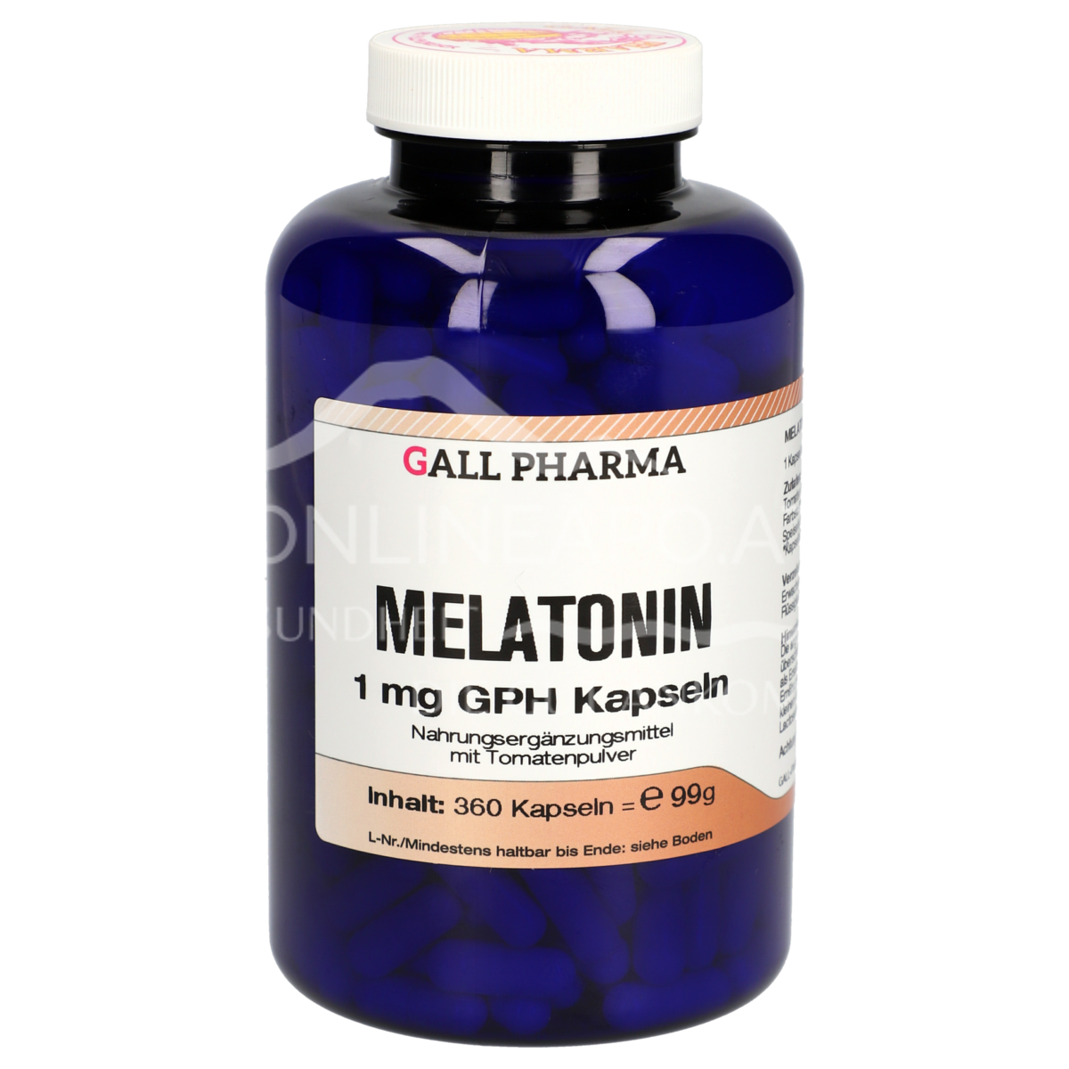 Gall Pharma Melatonin 1 mg capsules