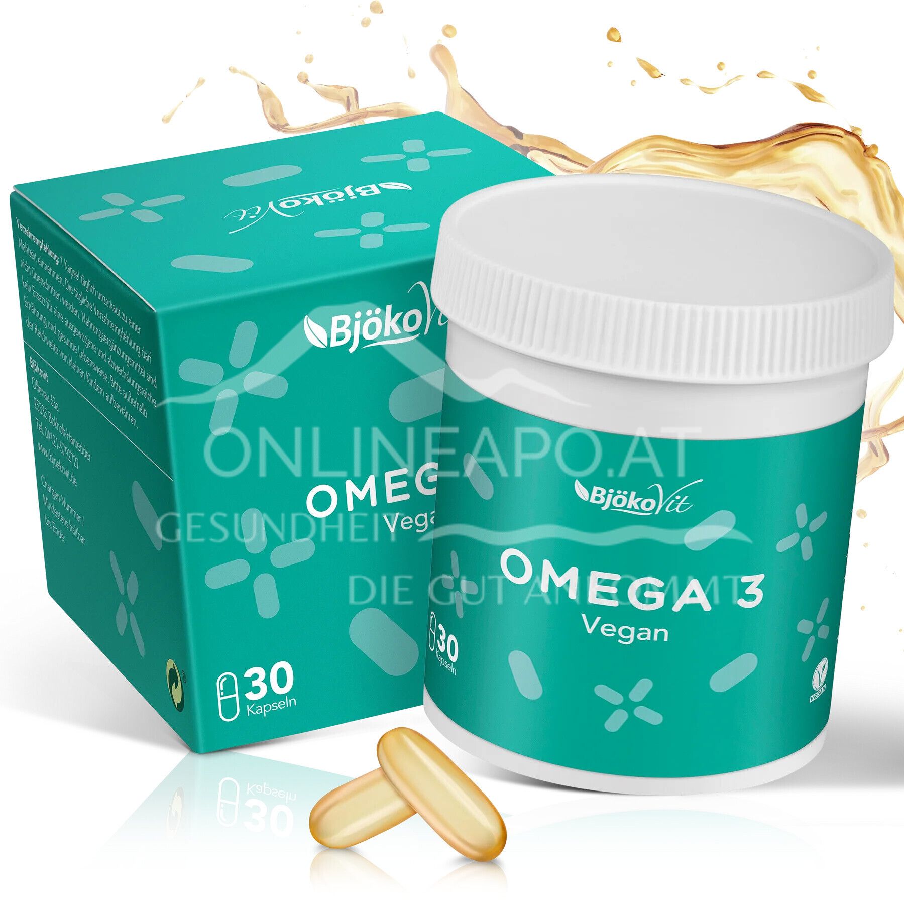 BjökoVit Omega 3 Algenöl Kapseln