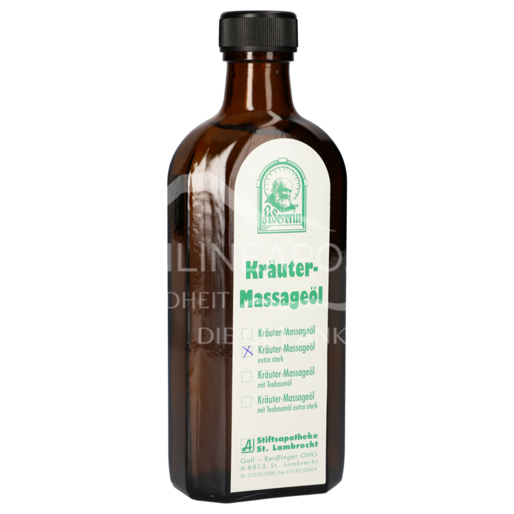 Father Severin herbal massage oil extra strong