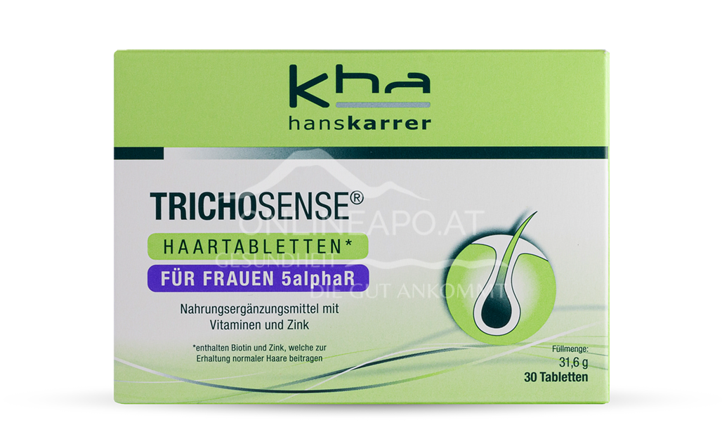 Hans Karrer TRICHOSENSE® Haartabletten* für Frauen 5alphaR 