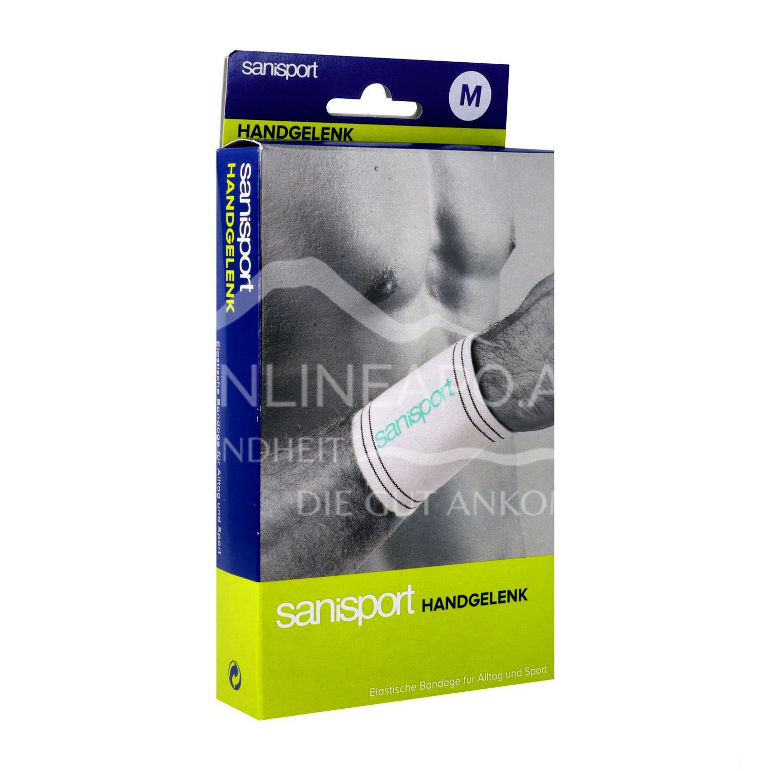 sanisport Handgelenksbandage mit Velcroverschluss - Größe M