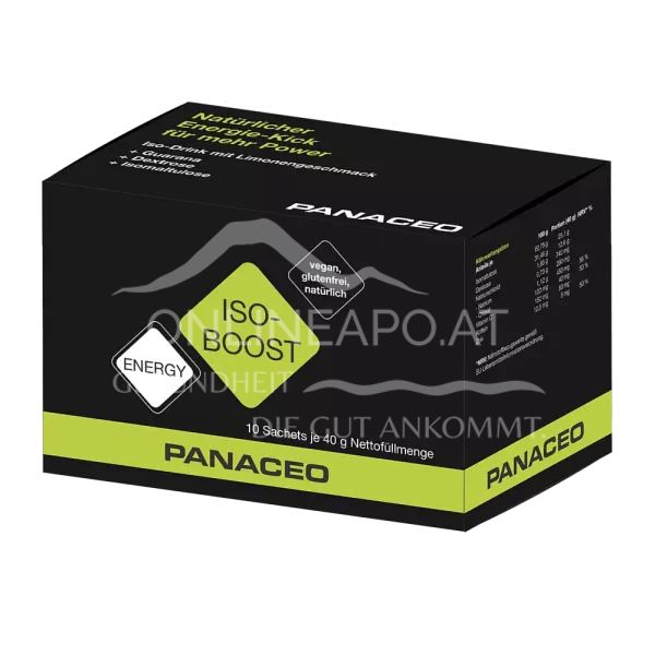 Panaceo Energy ISO-BOOST Pulver Sachets 40 g