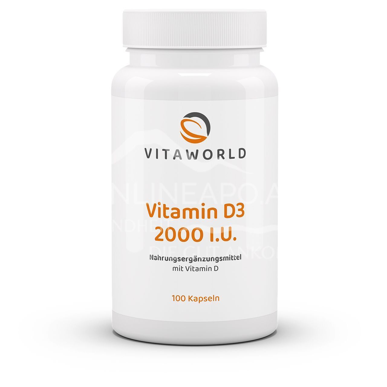 Vitaworld Vitamin D3 2000 I.U. Kapseln