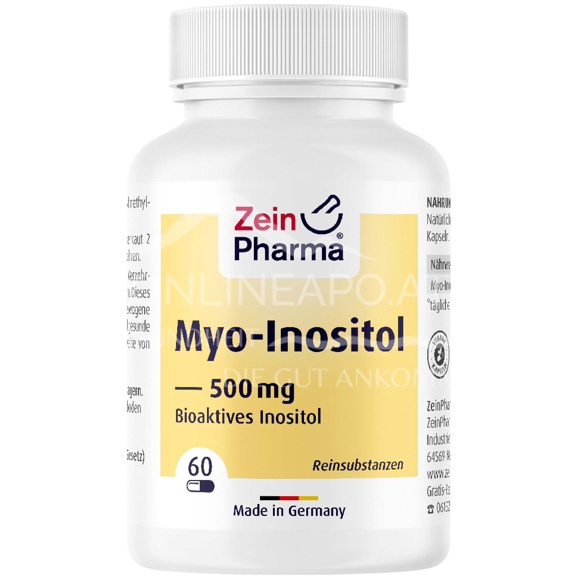 ZeinPharma Myo-Inositol Kapseln 500 mg