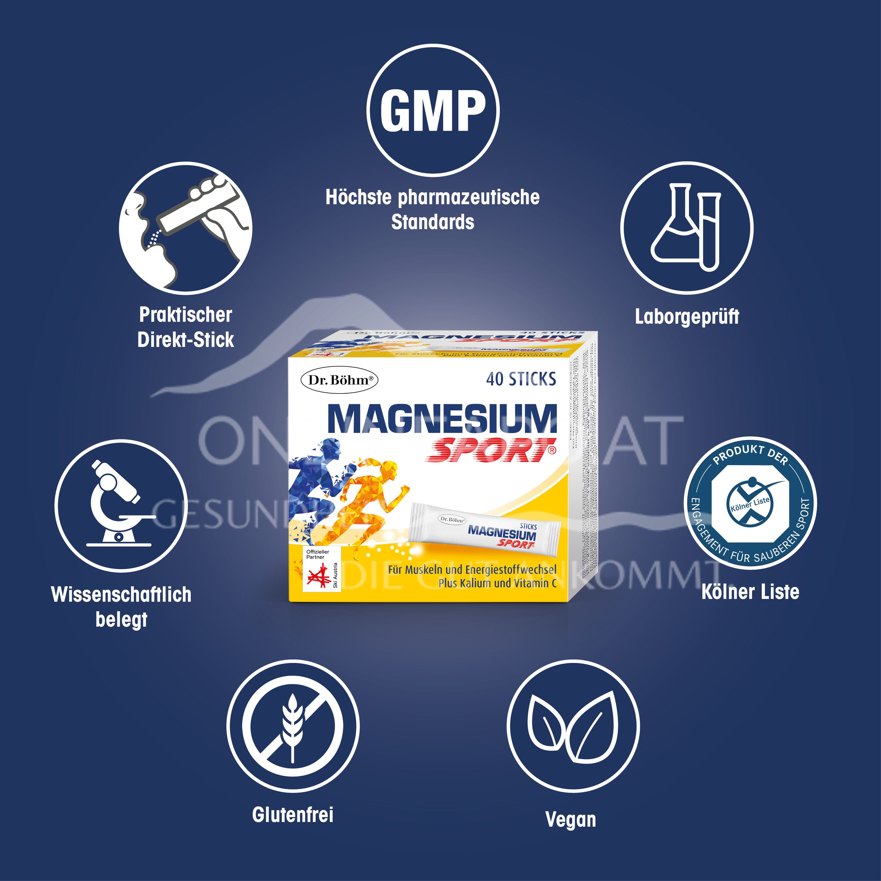 Dr Böhm® Magnesium Sport® Sticks