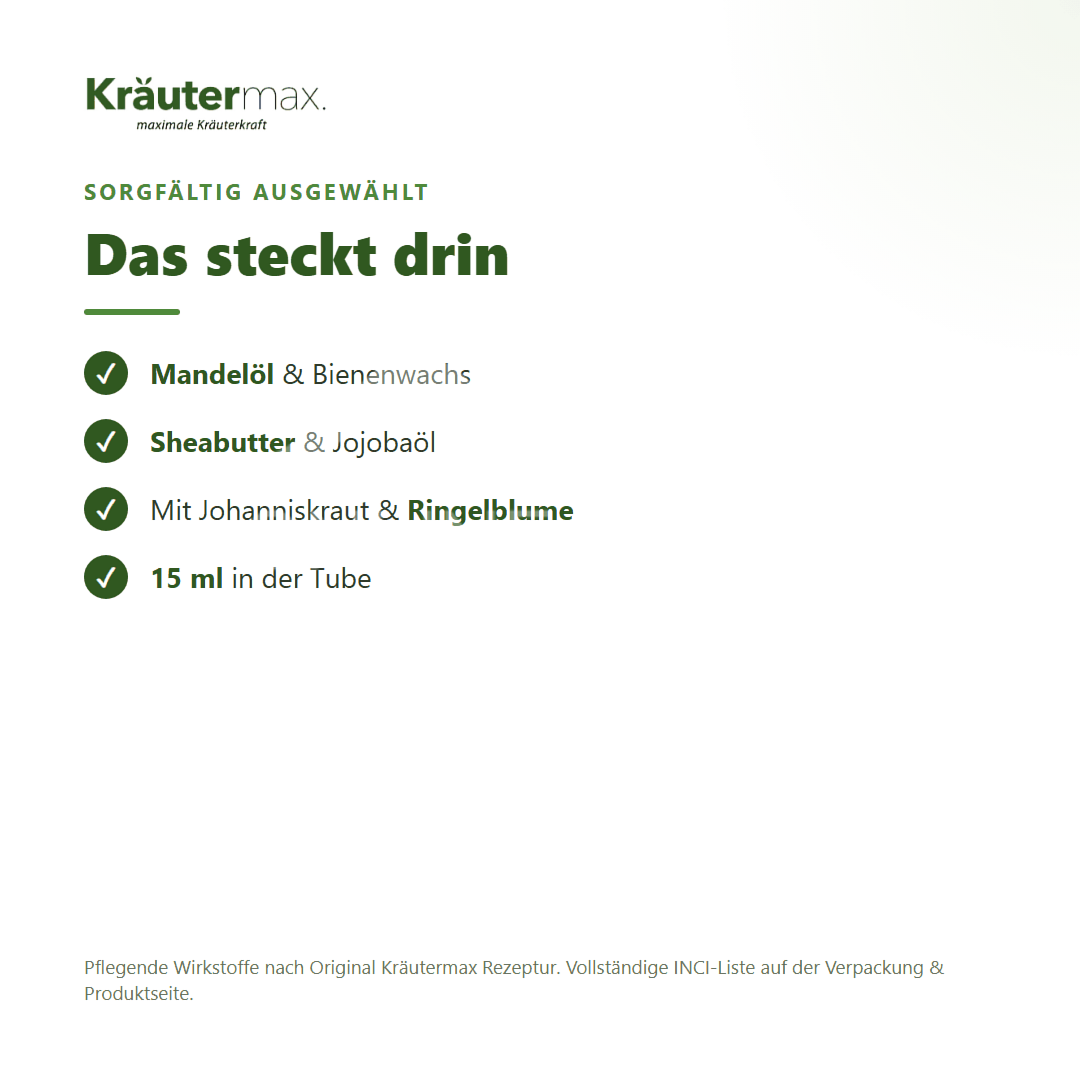 Kräutermax Lippenbalsam intense