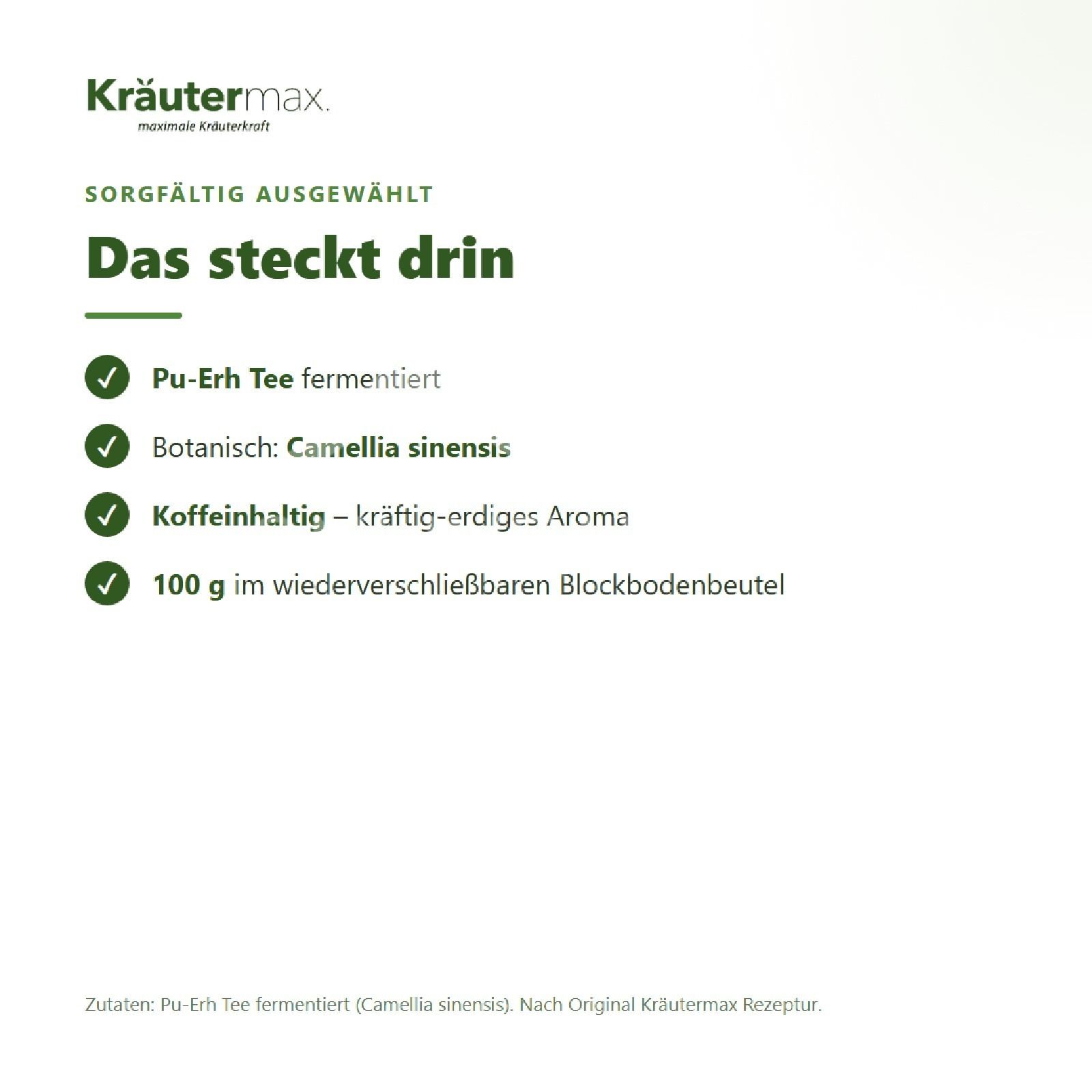 Kräutermax Pu Erh Tee