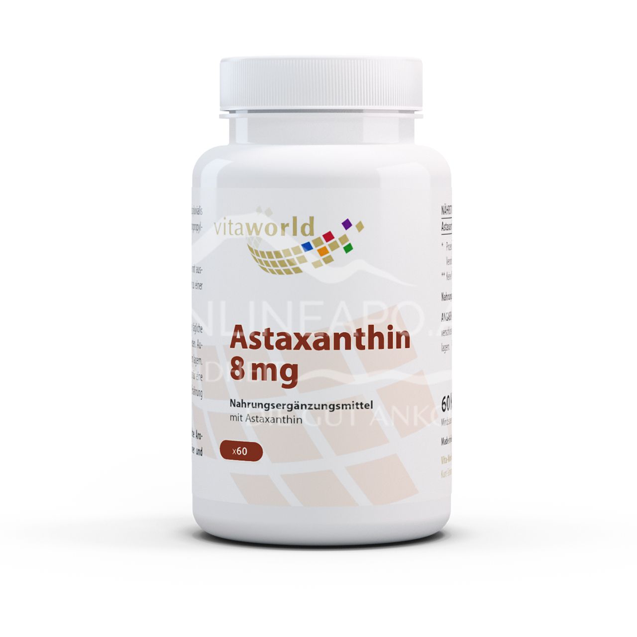 Vitaworld Astaxanthin 8 mg Kapseln