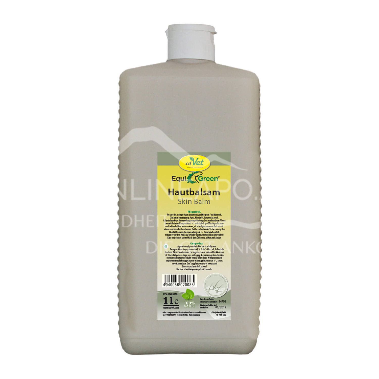 cdVet EquiGreen skin balm for horses and ponies