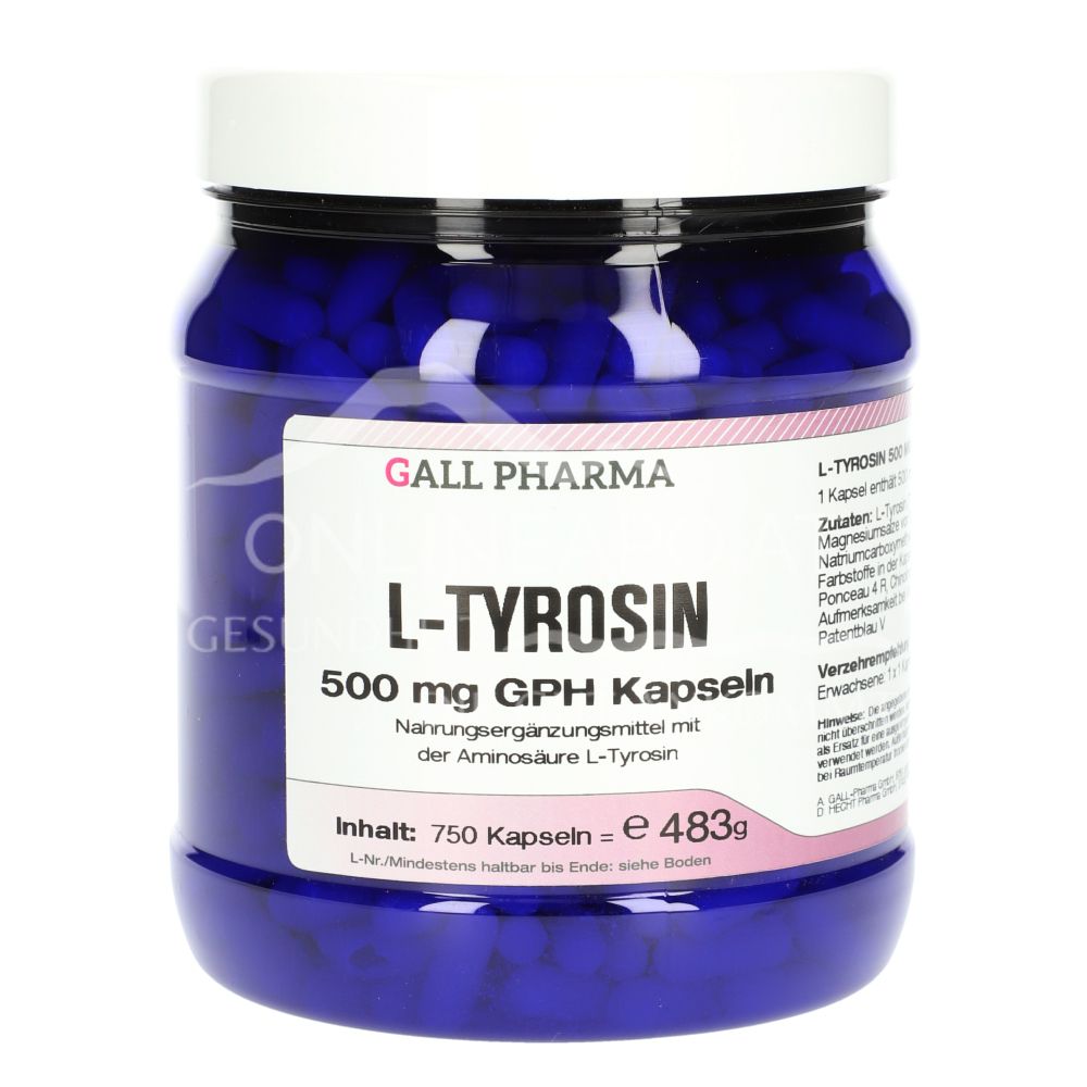 Gall Pharma L-Tyrosine 500 mg capsules