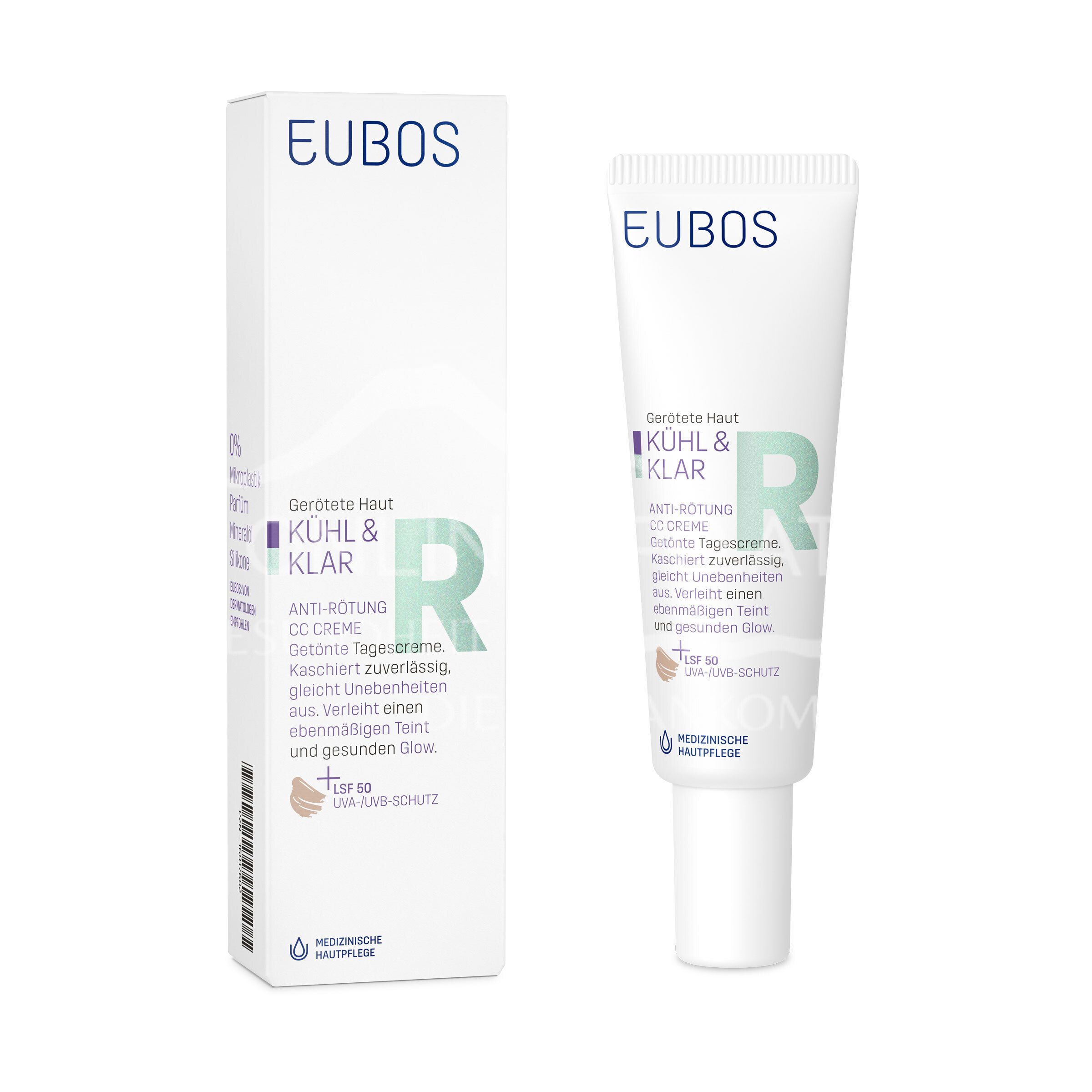 Eubos Kühl & Klar Anti-Rötung CC Creme LSF 50