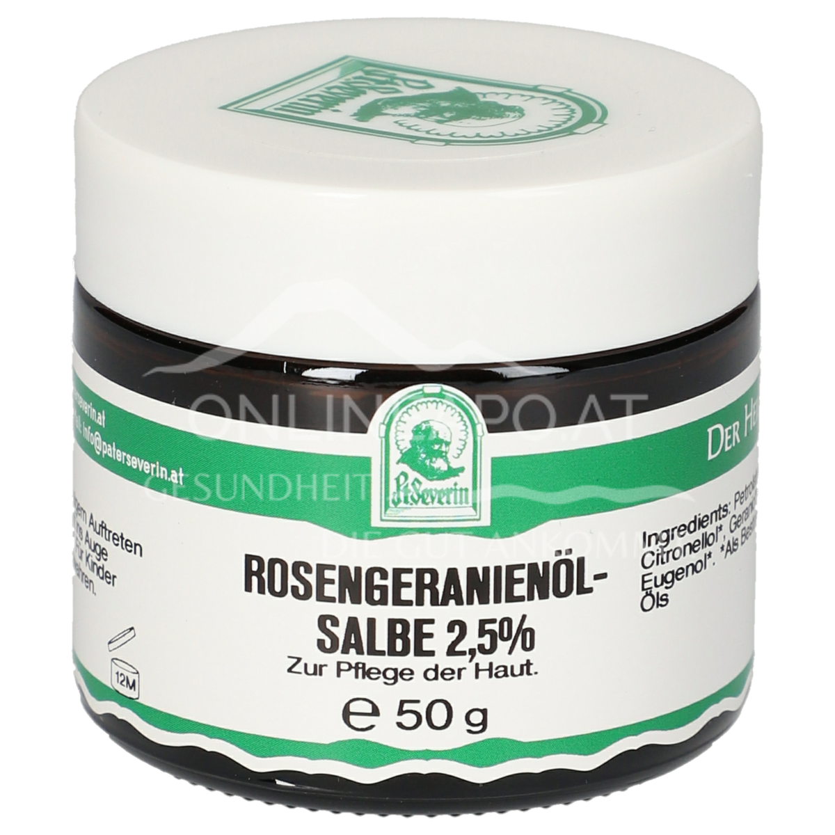 Father Severin Rose Geranium Oil Ointment 2.5%