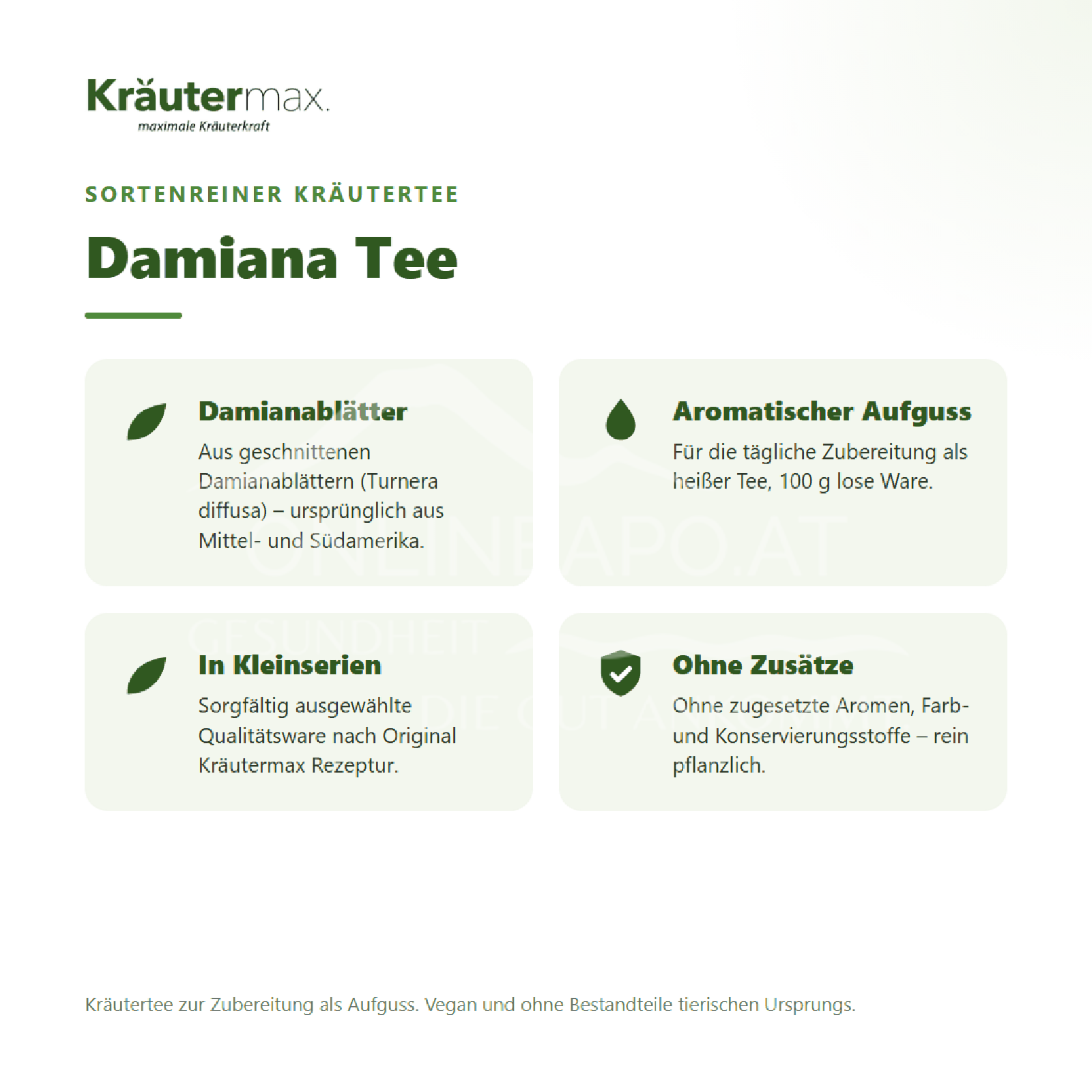 Kräutermax Damiana Tee