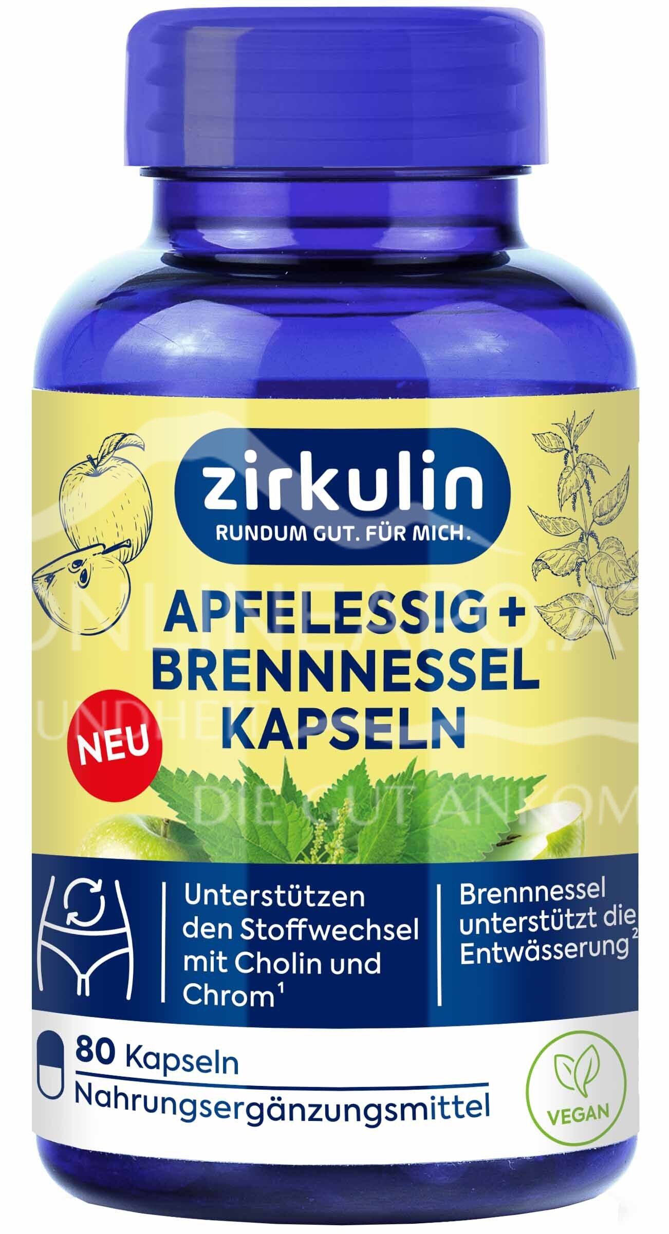 zirkulin Apfelessig + Brennnessel Kapseln