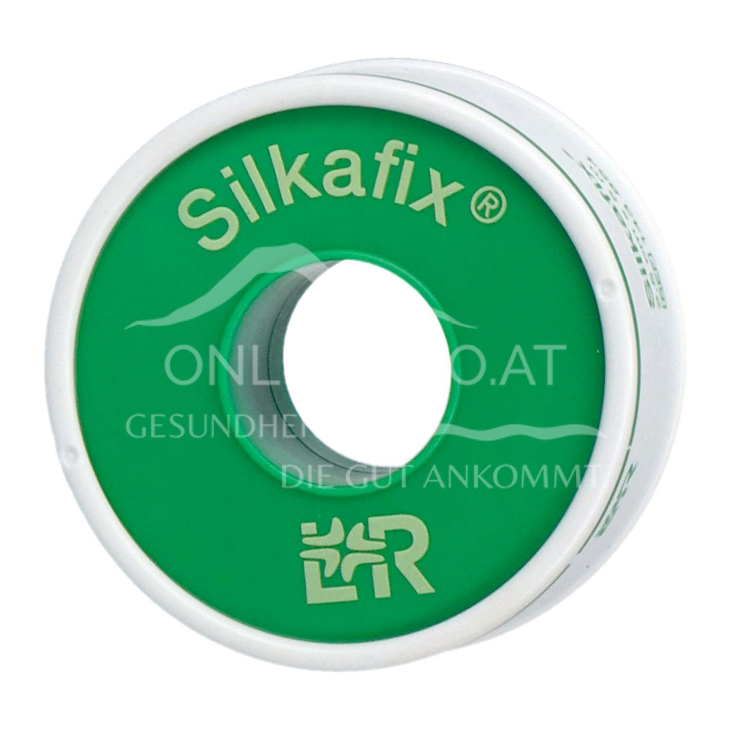 Silkafix® Heftpflaster 2,5 cm x 5 m Rolle auf Kunststoff-Knipsspule