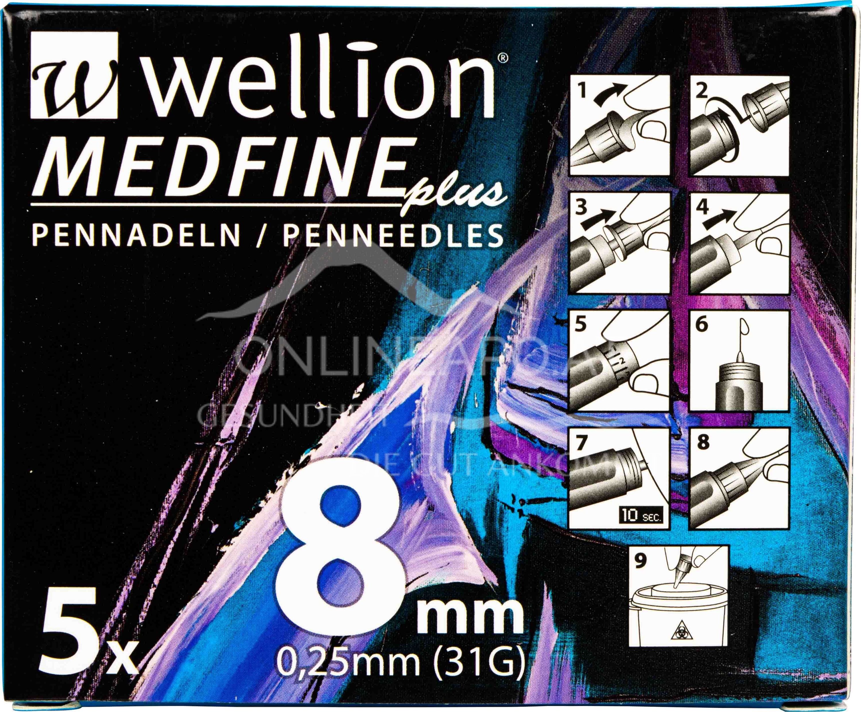 Wellion® MEDFINE Plus needles 8 mm
