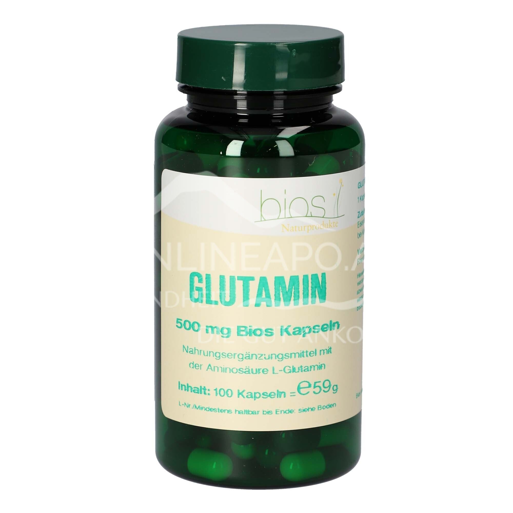 Bios Glutamin 500 mg Kapseln