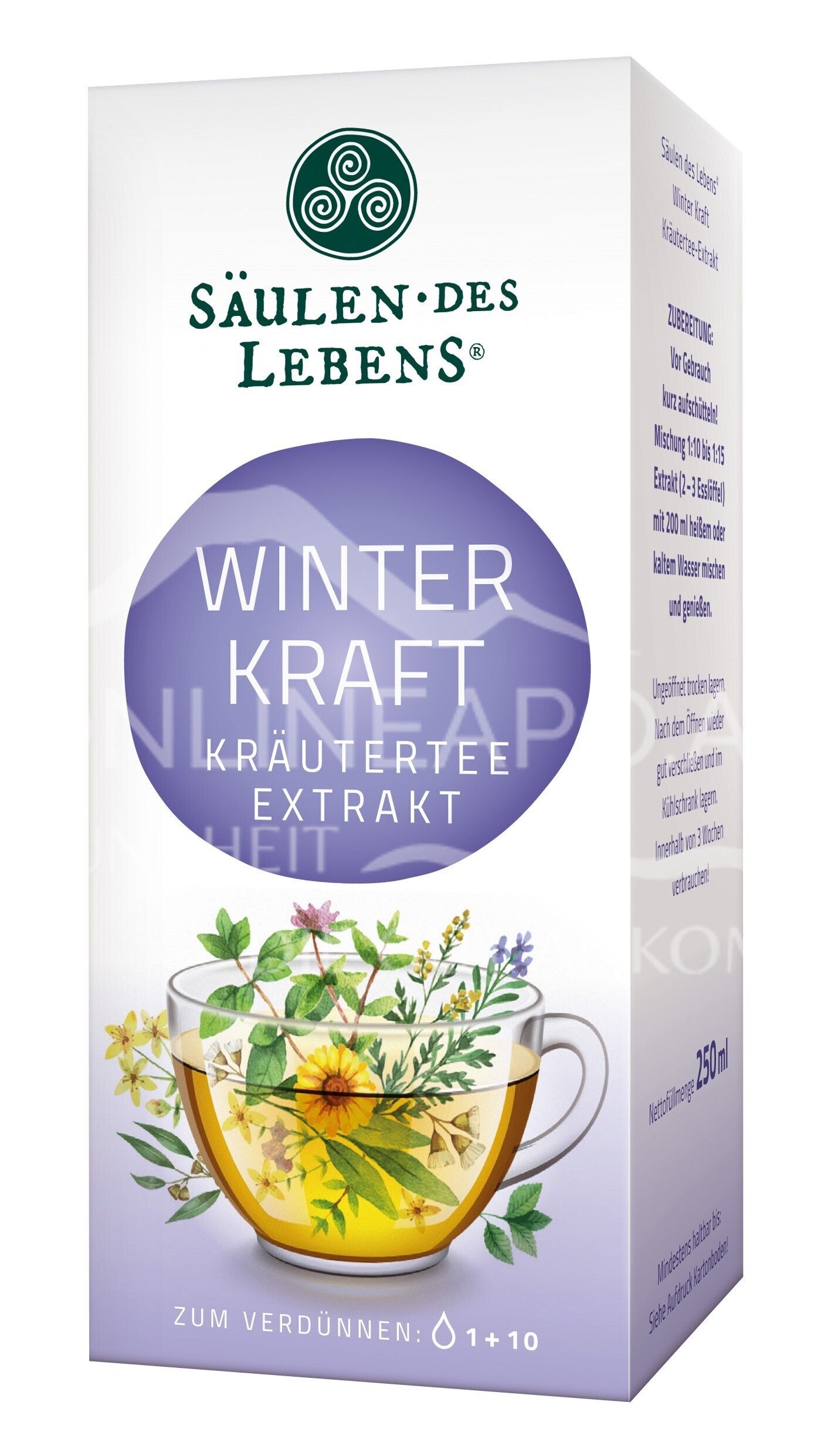Säulen des Lebens Winterkraft Kräuterteeextrakt