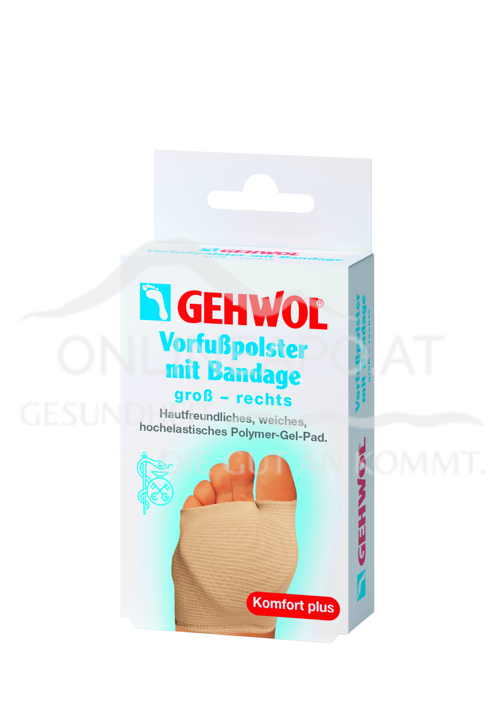 GEHWOL® forefoot pad with bandage, large right