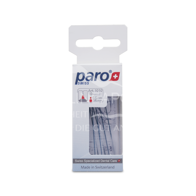 paro® isola long Zwischenraumbürste, x-fein, blau, konisch, ø 2/6 mm