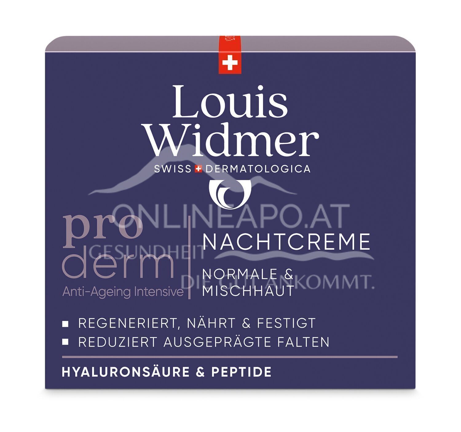 Louis Widmer proderm Nachtcreme - leicht parfümiert