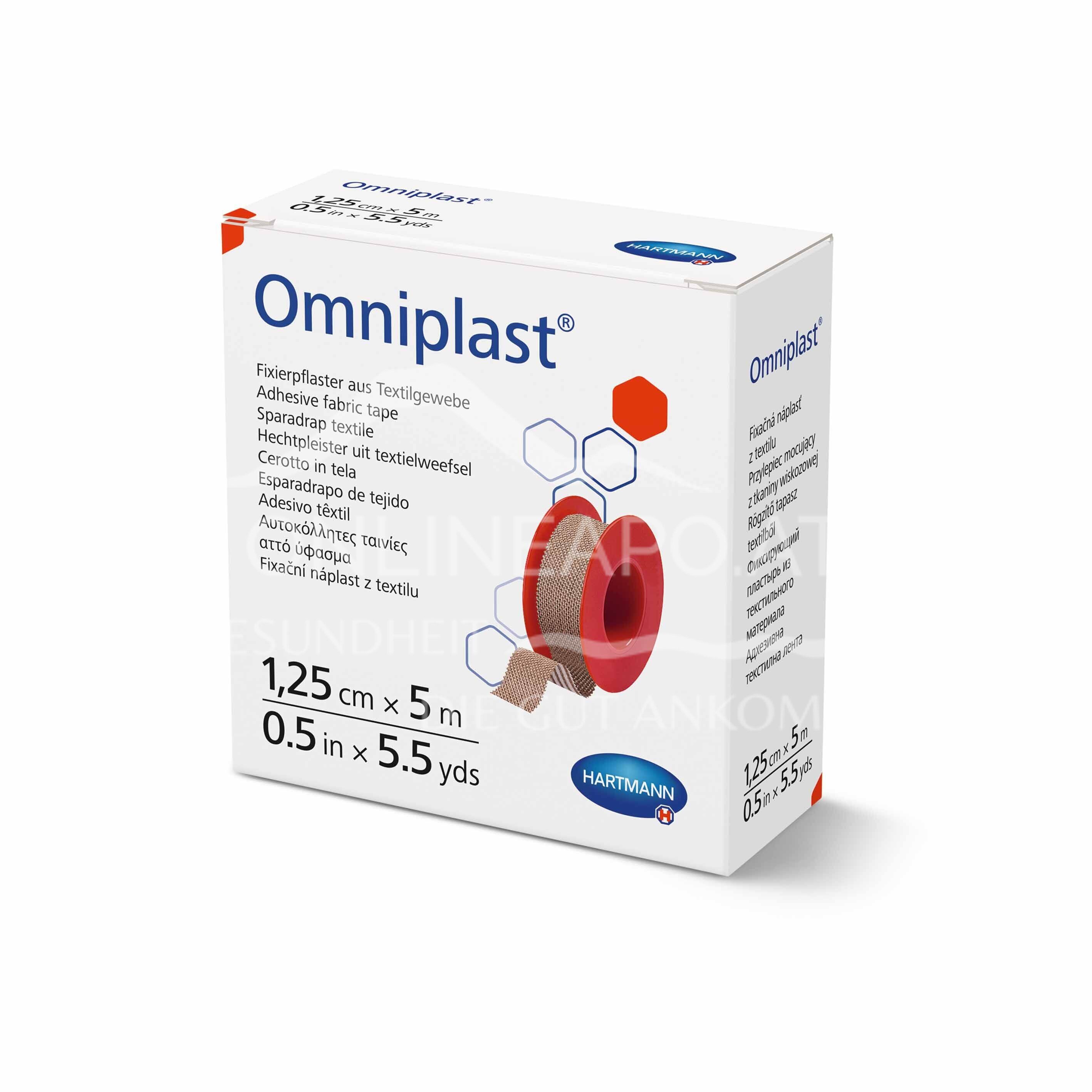 Omniplast® Fixierpflaster 1,25 cm x 5 m