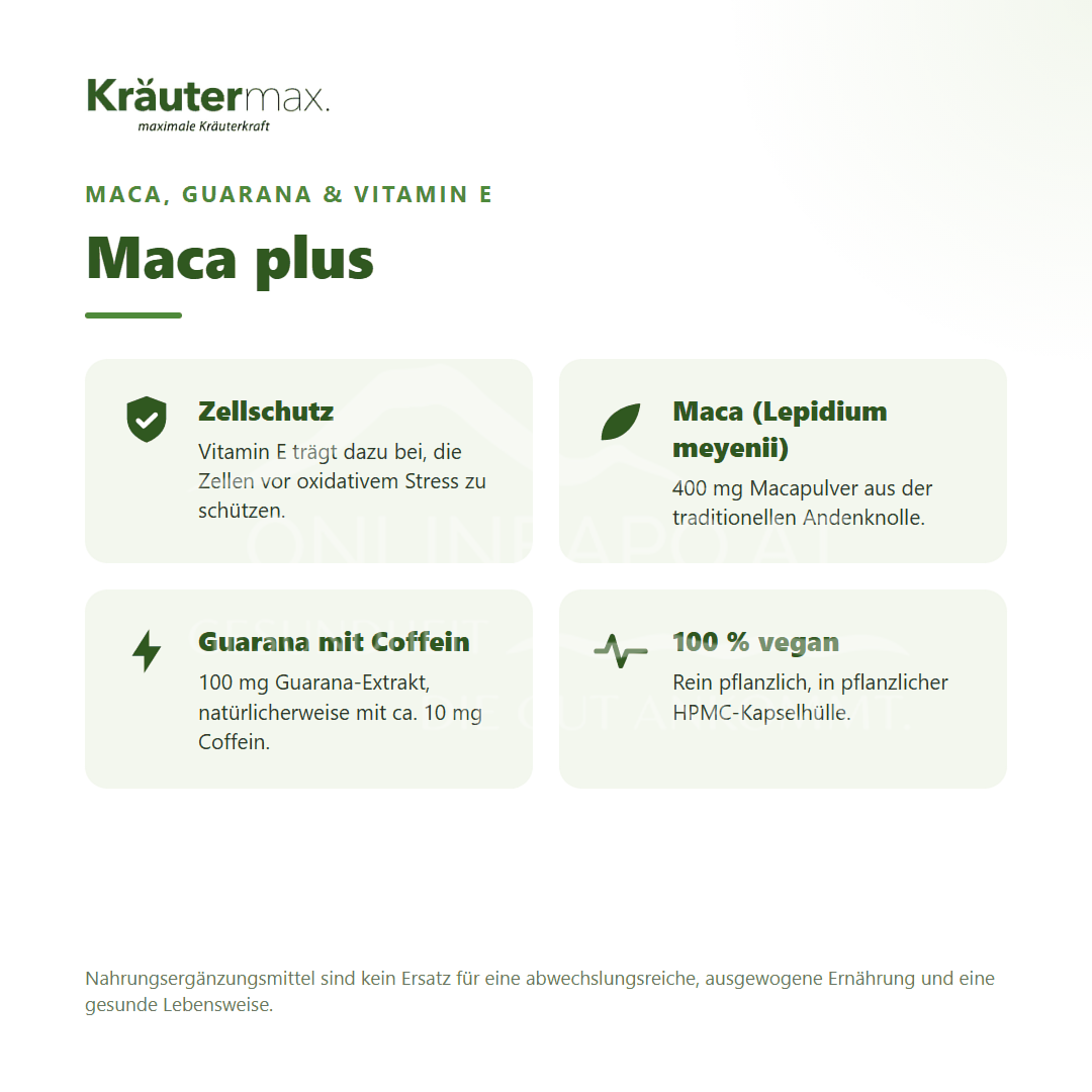 Kräutermax Maca Kapseln