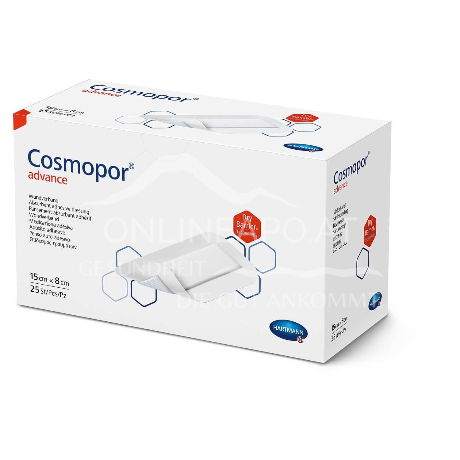 Cosmopor® Advance Wundverband 15 x 8 cm