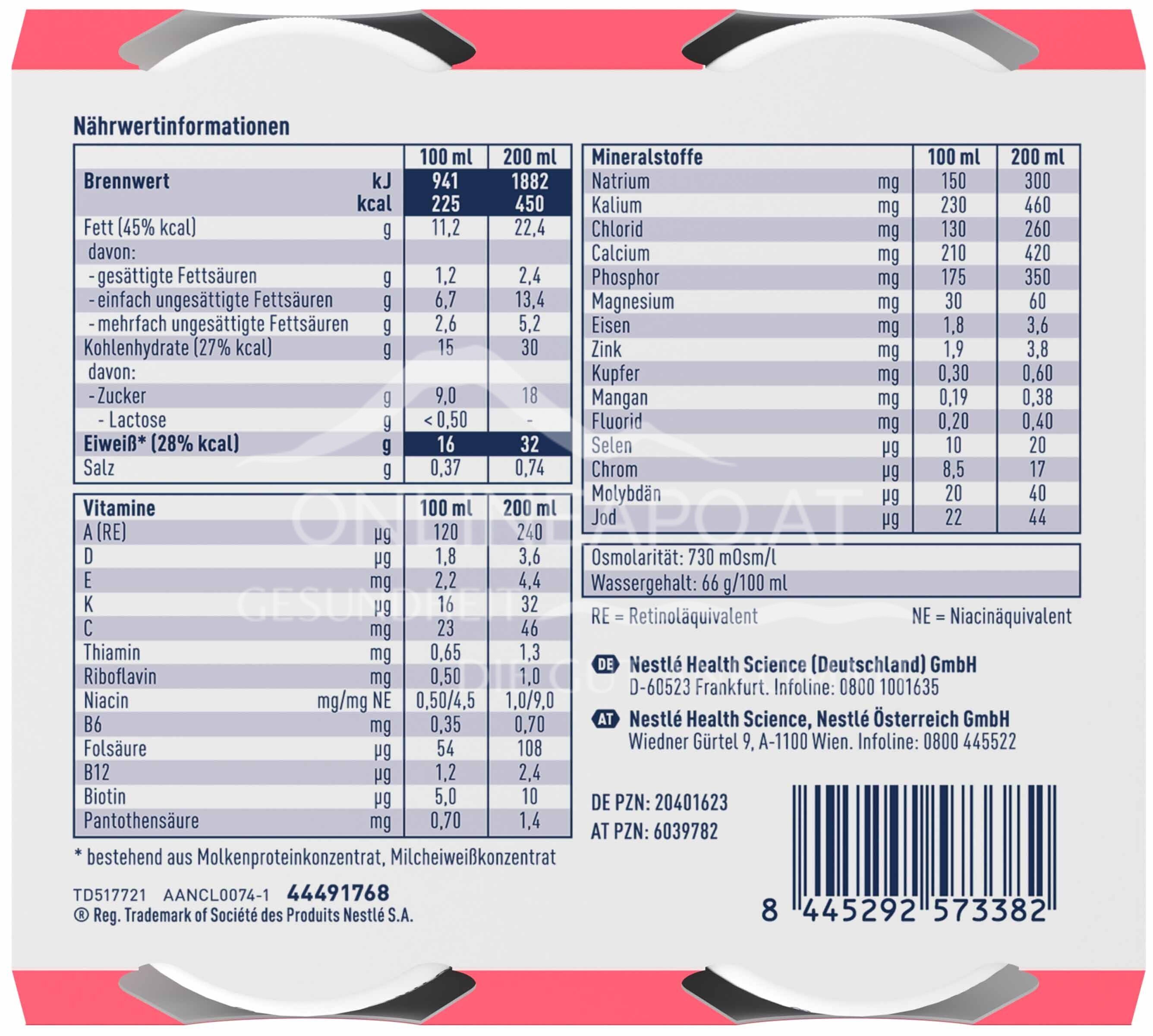 Resource® ULTRA plus High Protein Erdbeere Trinknahrung 200 ml