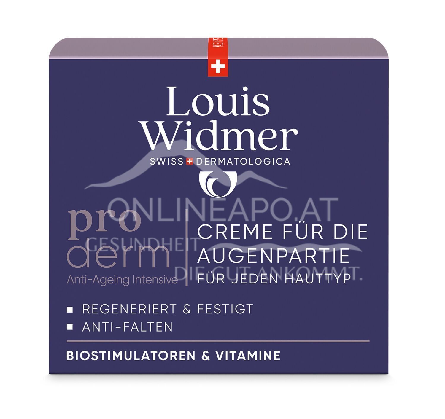 Louis Widmer proderm Creme für die Augenpartie - leicht parfümiert