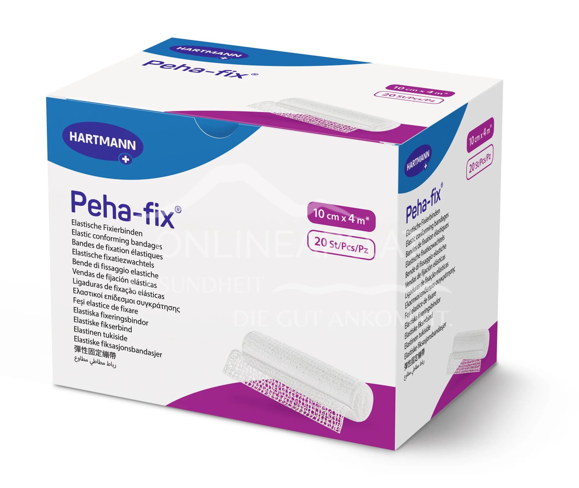 Peha-fix® Elastische Fixierbinde, lose, 10 cm x 4 m