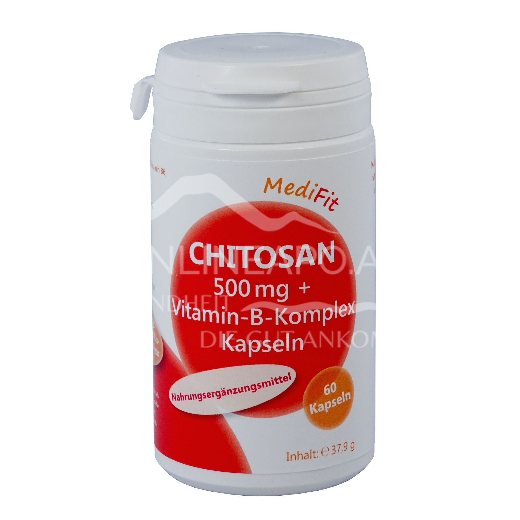 MediFit Chitosan 500 mg + Vitamin-B-Komplex Kapseln