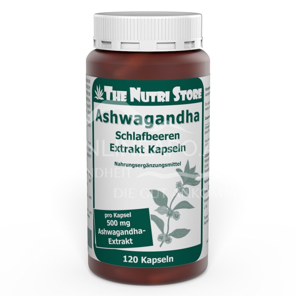 The Nutri Store Ashwagandha Schlafbeeren Extrakt Kapseln