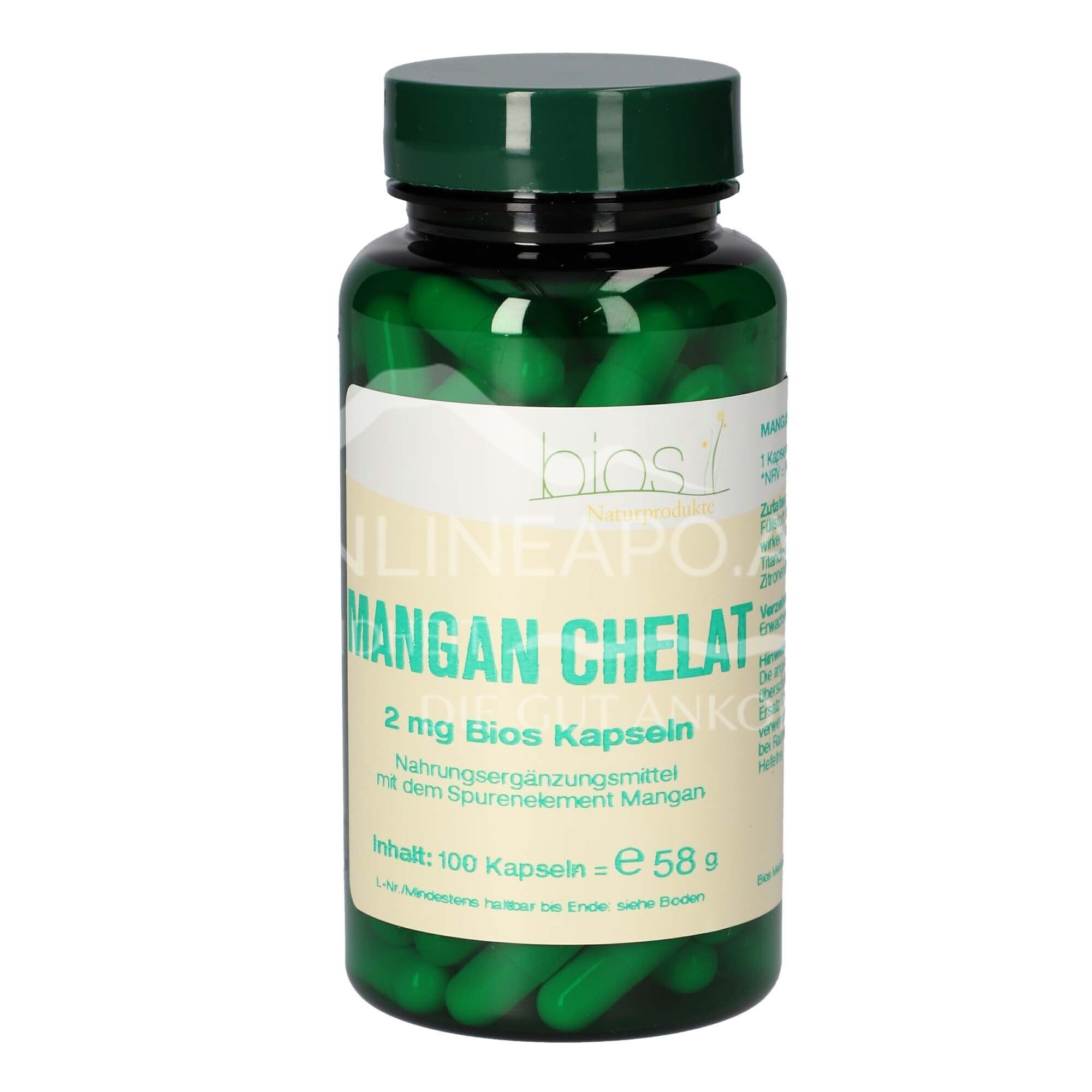 Bios Manganese Chelate 2 mg Capsules