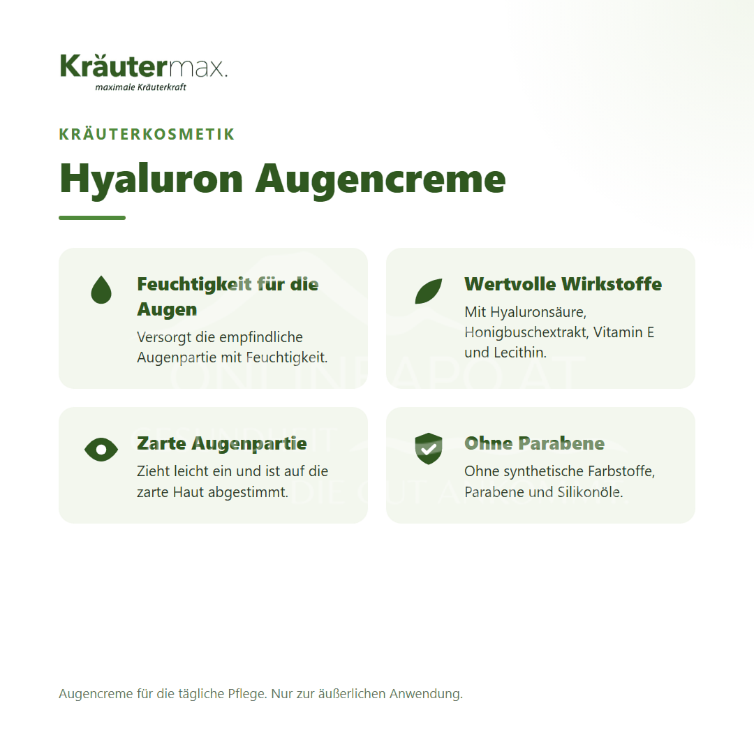 Kräutermax Hyaluron Augencreme