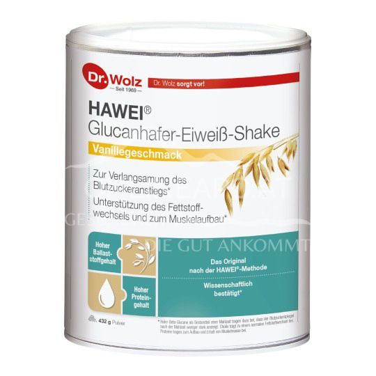 Dr. Wolz Hawei® Glucanhafer-Eiweiß-Shake - Vanille