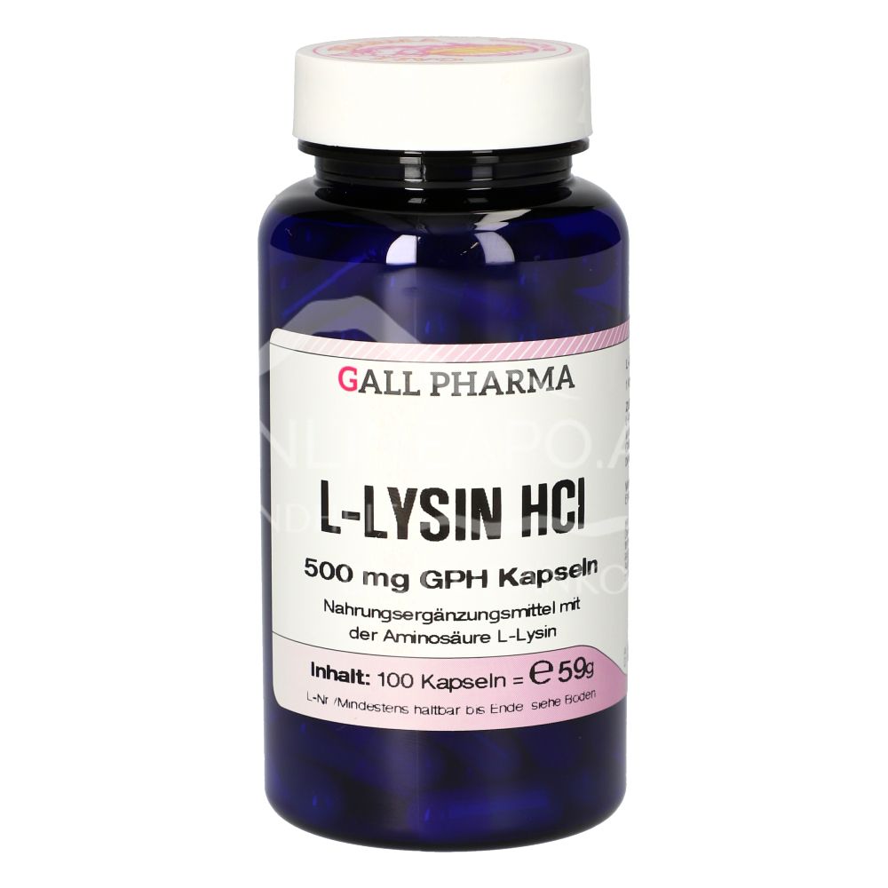 Gall Pharma L-Lysin HCl 500 mg Kapseln