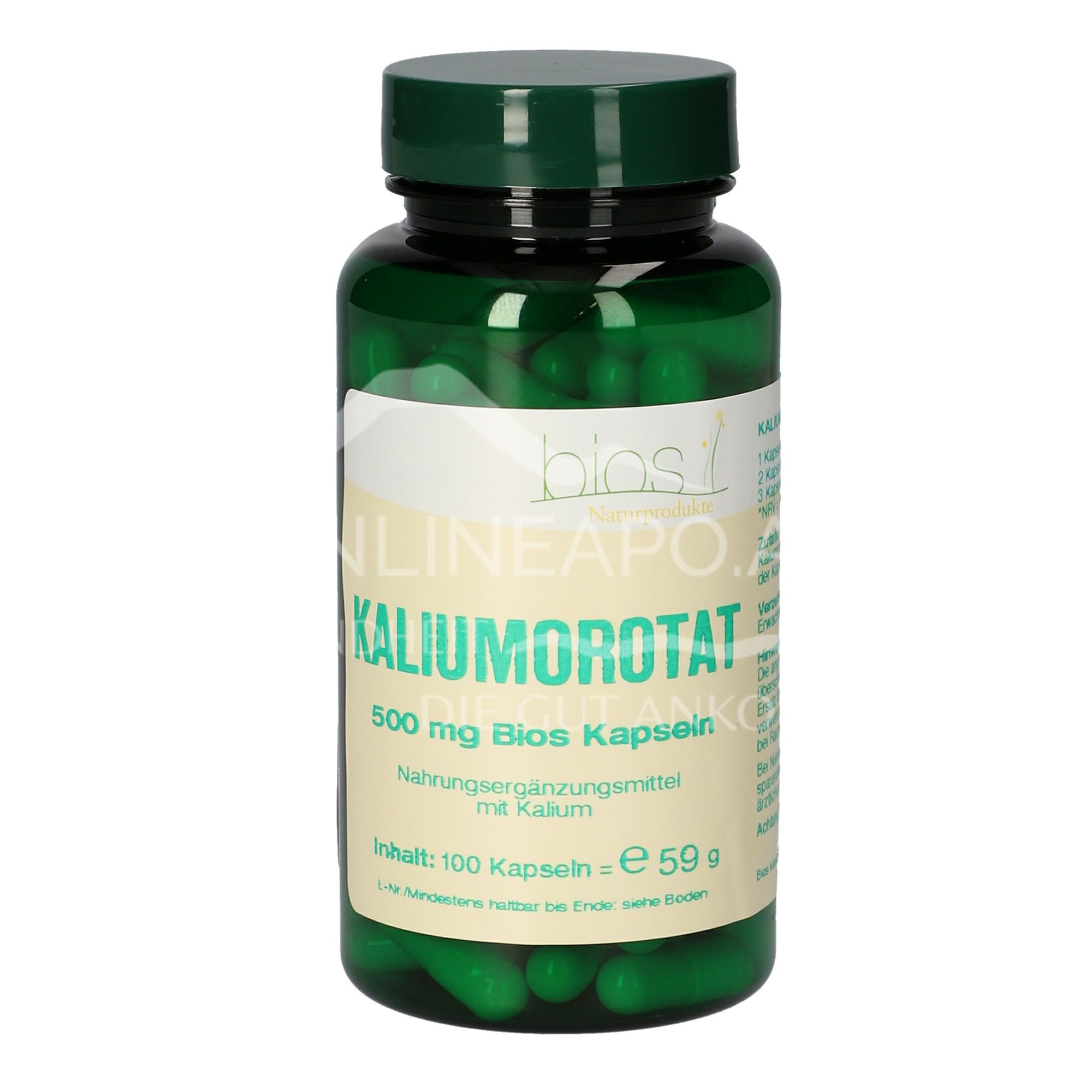 Bios Kaliumorotat 500 mg Kapseln