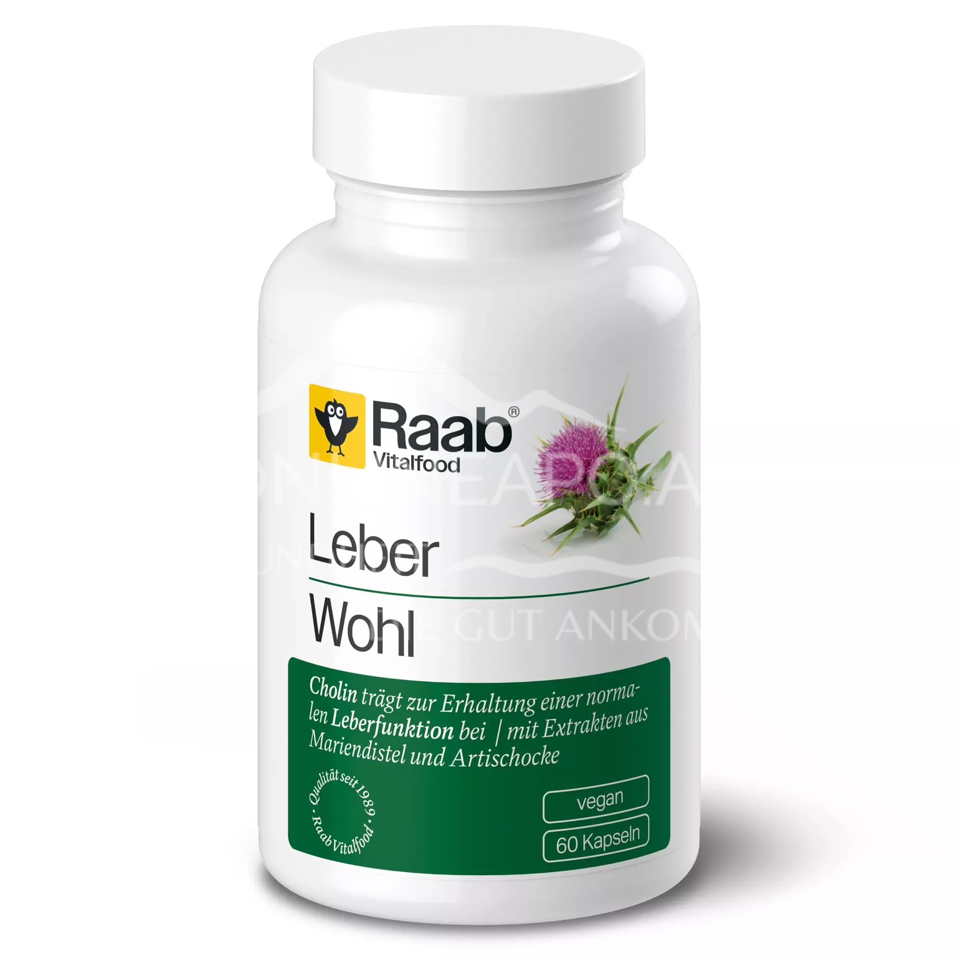 Raab® Vitalfood Leberwohl Kapseln