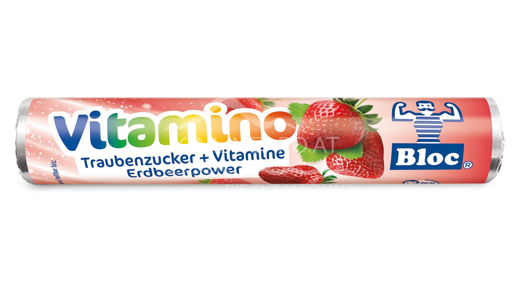 Bloc® Traubenzucker Vitamino Erdbeere Rolle