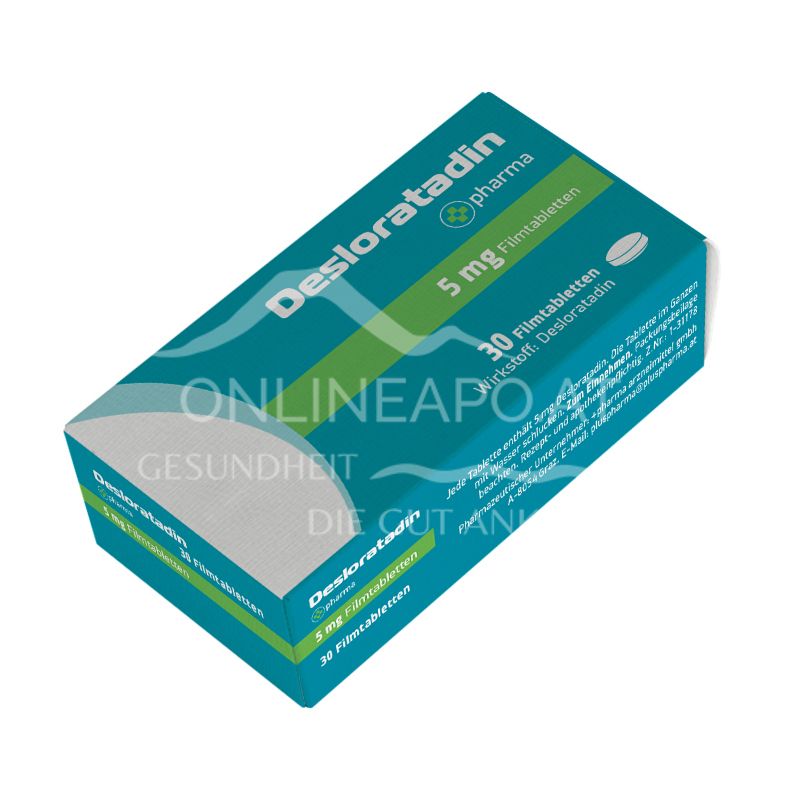 Desloratadine +pharma 5 mg film-coated tablets