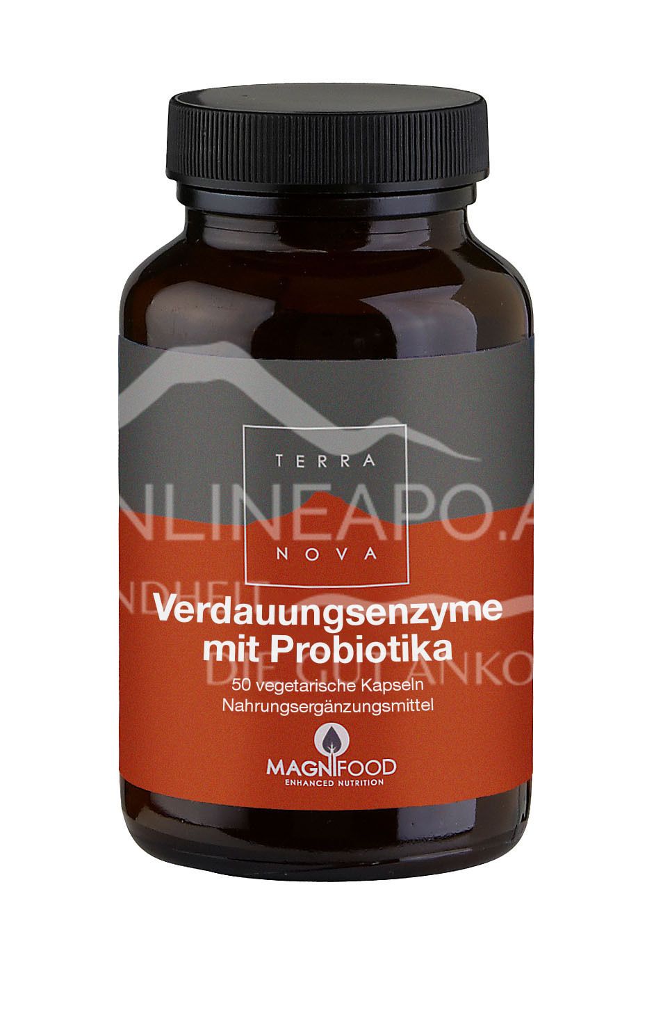 Terra Nova Verdauungsenzyme mit Probiotika Komplex Kapseln