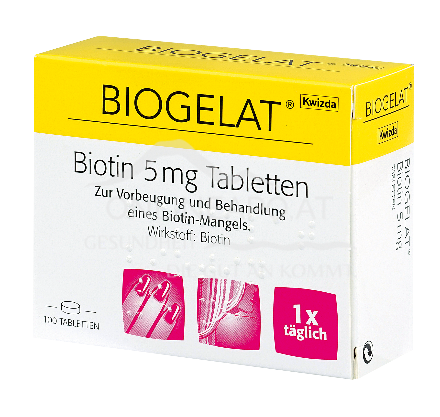 BIOGELAT® Biotin 5mg Tabletten