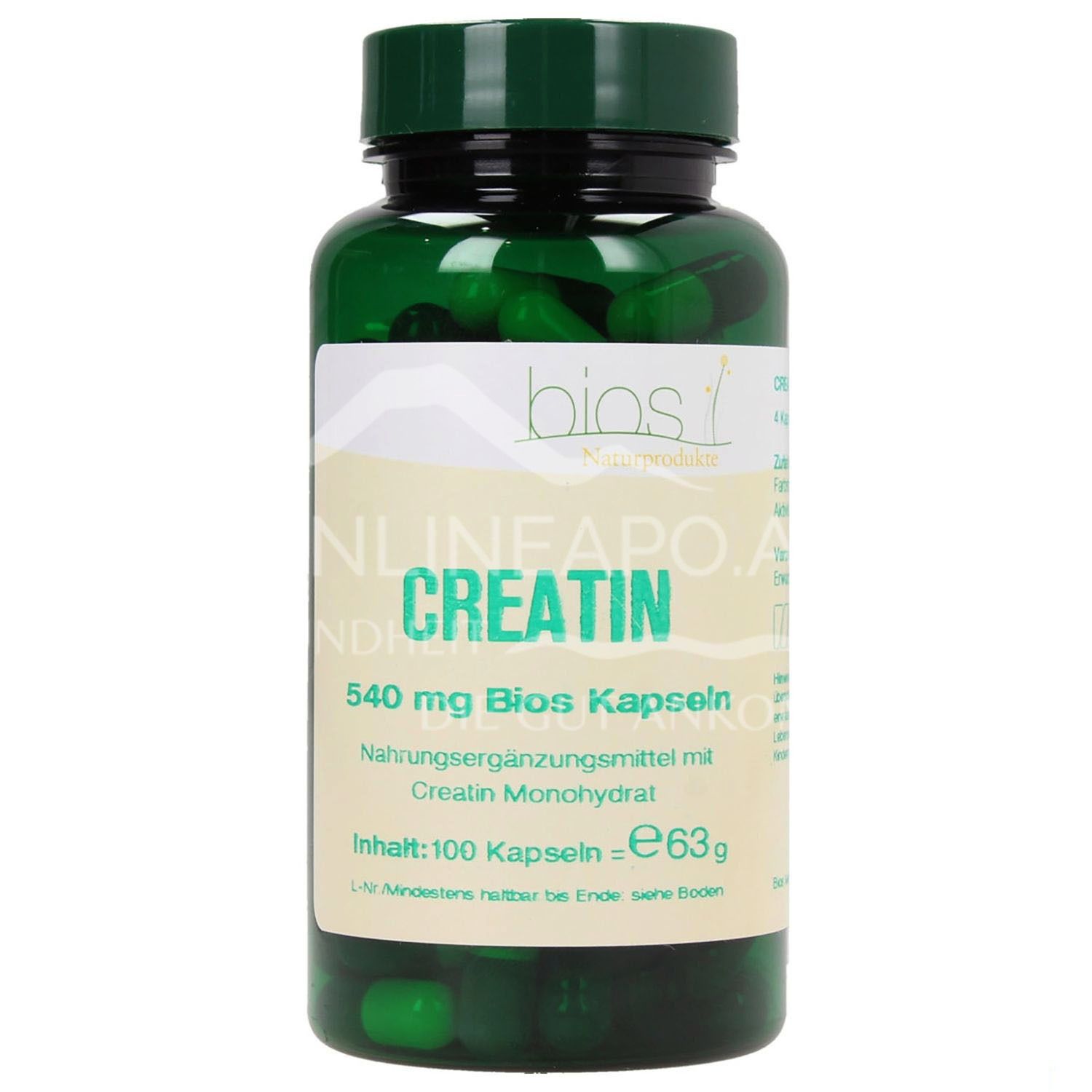 Bios Creatine 540 mg capsules