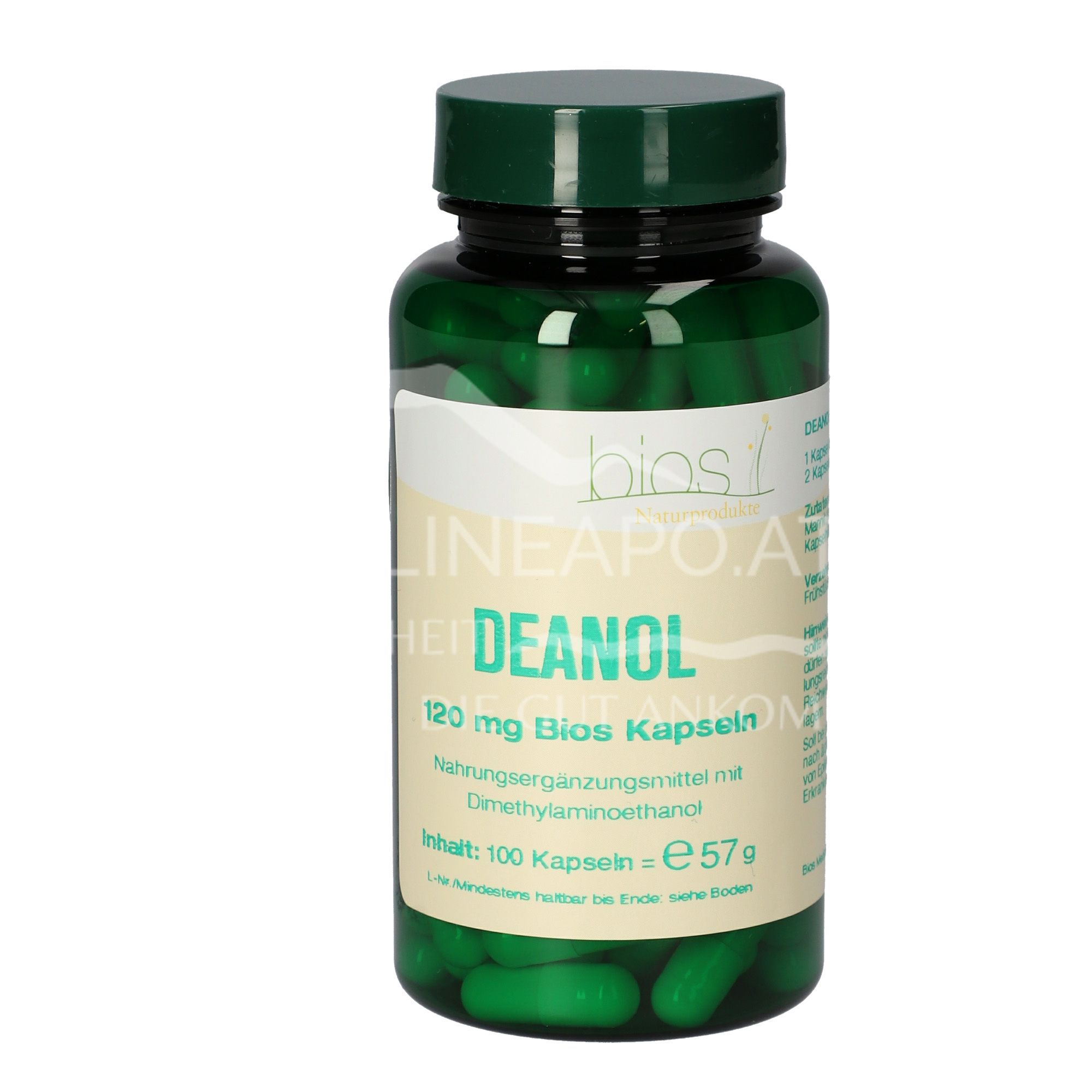Bios Deanol 120 mg capsules