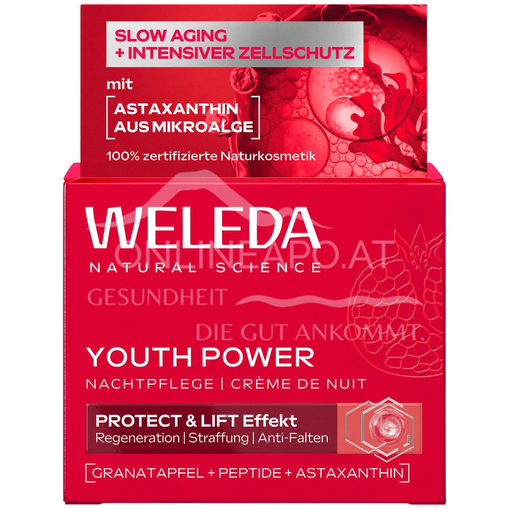 Weleda Youth Power Nachtpflege Creme - Granatapfel
