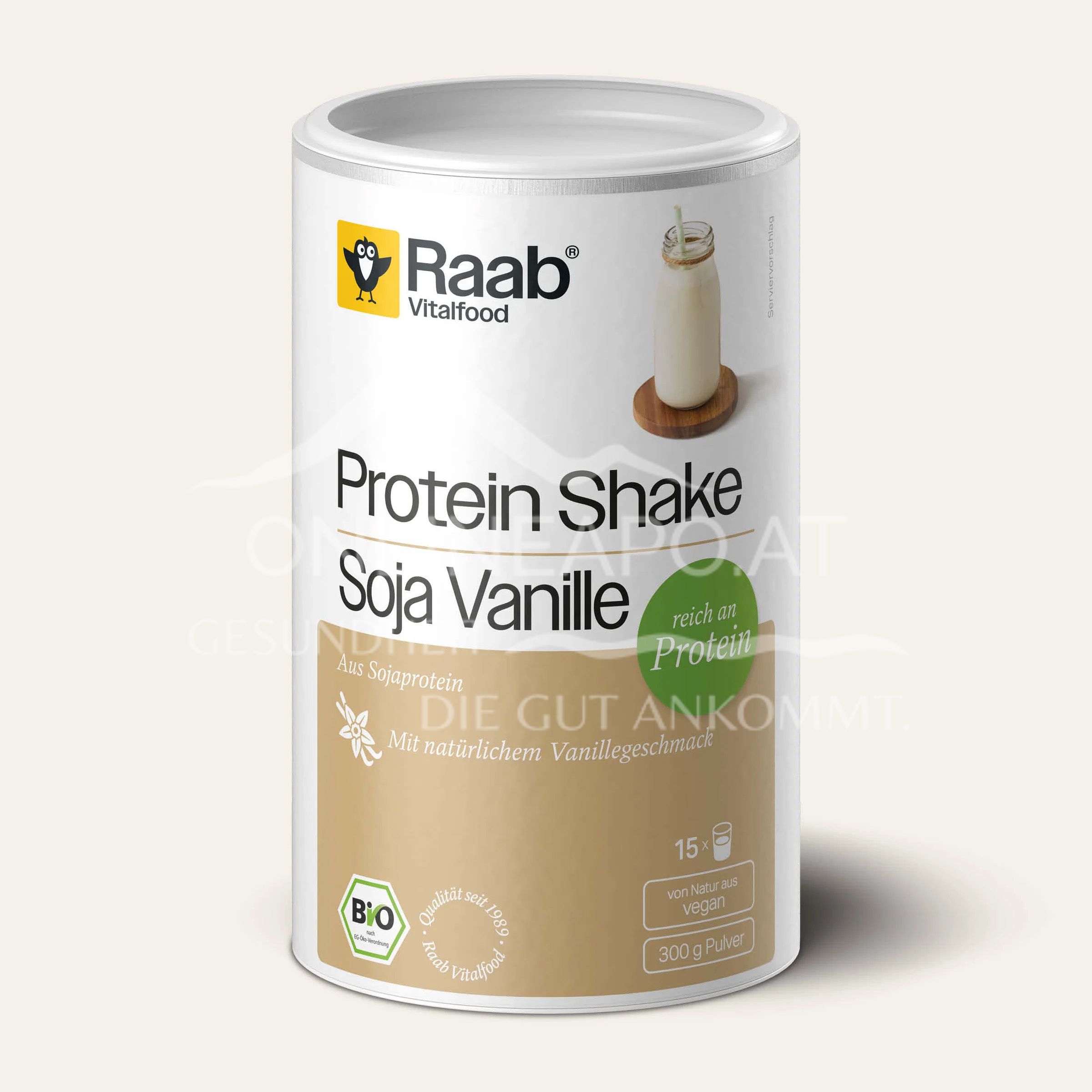 Raab® Vitalfood Bio Protein Shake Soja Vanille Pulver
