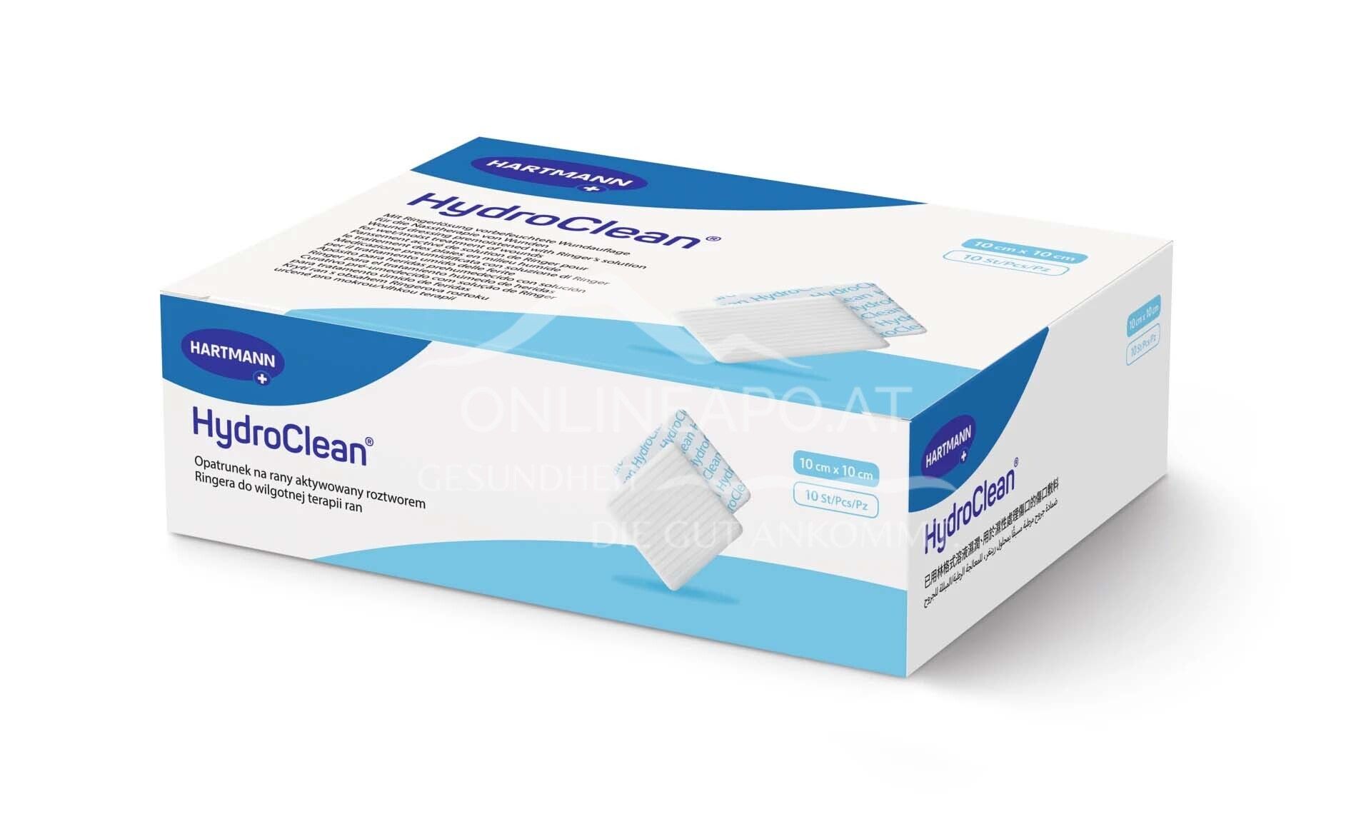 HydroClean® hydroactive wound dressings sterile, 10 x 10 cm