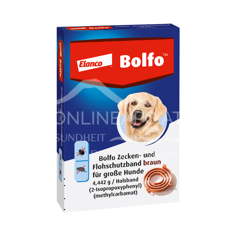 Bolfo® das Zecken- und Flohschutzband für große Hunde