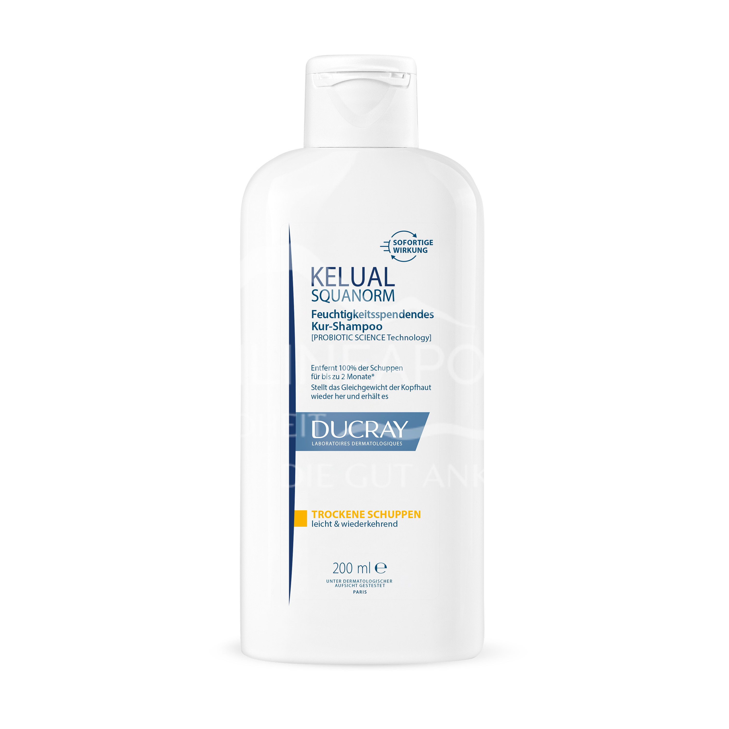 Ducray Kelual Squanorm Feuchtigkeitsspendendes Kur-Shampoo - Trockene Schuppen